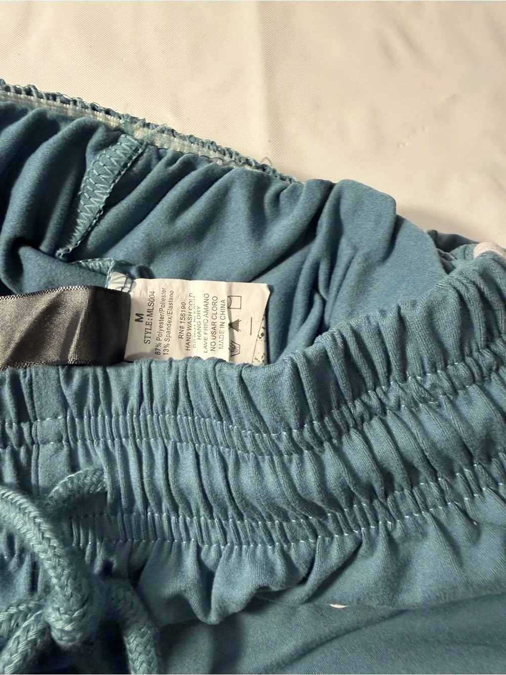 ALO Yoga Blue Shorts with White Trim